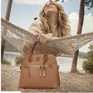 Dooney & Bourke Pebble Grain Large Domed Satchel